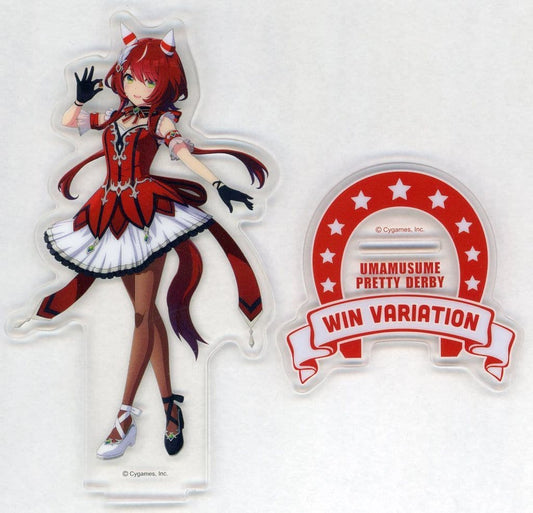 Win Variation Acrylic Stand - Umamusume Pretty Derby × Lawson Collaboration (Lawson) - Approx. 65×125mm with 65×65mm Base