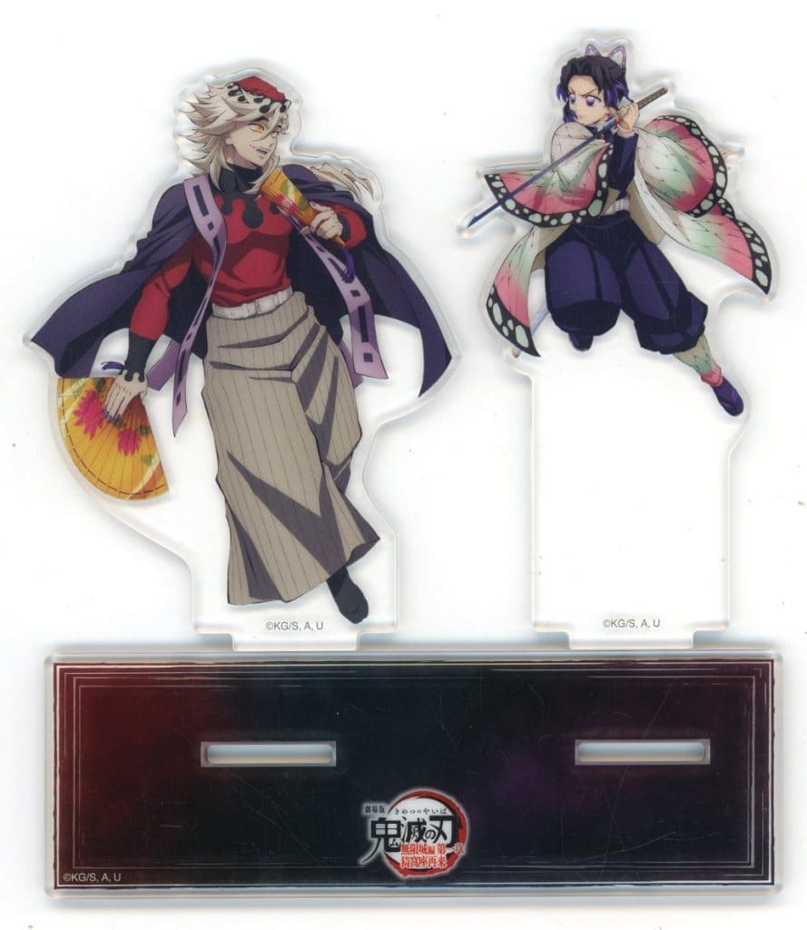 Shinobu Kocho Doma Acrylic Stand Set - Demon Slayer: Kimetsu no Yaiba Movie Goods (Aniplex) Approx. 80 x 100 mm Pre-owned