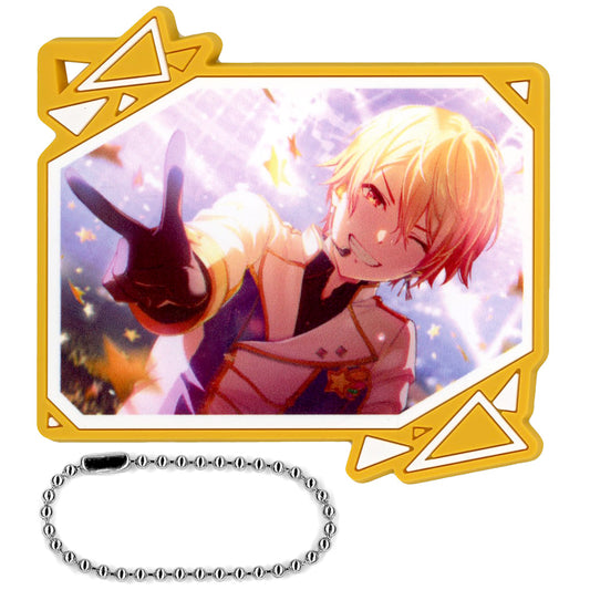 Tsukasa Tenma Rubber Keychain - Project SEKAI COLORFUL STAGE! feat. Hatsune Miku × Ensemble Stars!! E Prize (Sega Fave, Approx. 7 cm, Pre-owned)