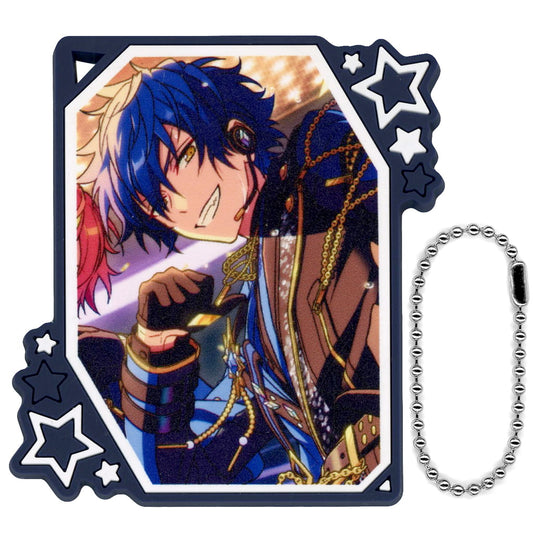 Jun Sazanami Rubber Keychain - Project SEKAI COLORFUL STAGE! feat. Hatsune Miku × Ensemble Stars!! E Prize (SEGA Fave) Approx. 7 cm - Pre-owned