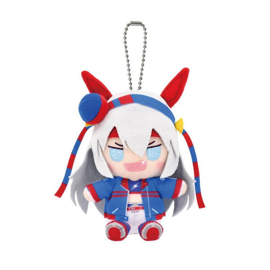 Tamamo Cross Chibi Sitting Plush Mascot - Umamusume: Cinderella Gray - Bandai Namco Nui - H110mm (Pre-owned)