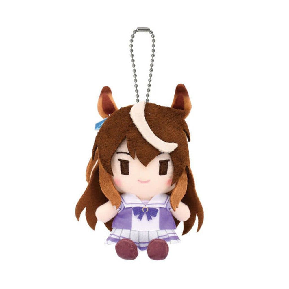 Symboli Rudolf Chibi Sitting Plush Mascot - Umamusume Cinderella Gray (Approx. 11cm, Bandai Namco Nui)