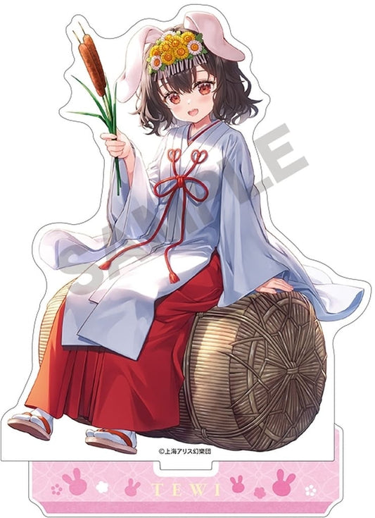 Inaba Tewi (2025 Spring) Acrylic Stand - Touhou Project - Crux Brand - 0.3 cm x 7 cm x 0.3 cm (Collector Item)