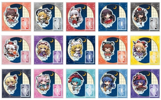 Touhou Project Trading Acrylic Stand - Full 15-Piece Set (TCP) - Pre-owned