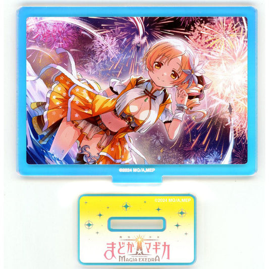 Mami Tomoe Aurora Acrylic Stand - Puella Magi Madoka Magica Magia Exedra C106 Goods (Aniplex) Pre-owned Approx. 70 x 100 mm