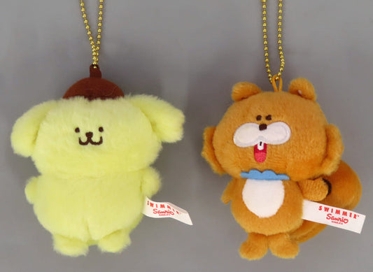 Pompompurin Mascot Holder Set - SWIMMER x Sanrio Characters Vol. 2