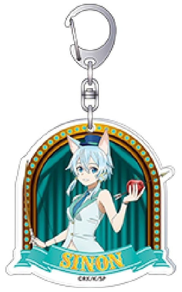 Sinon Sword Art Online MAGIC SHOWTIME Acrylic Keychain