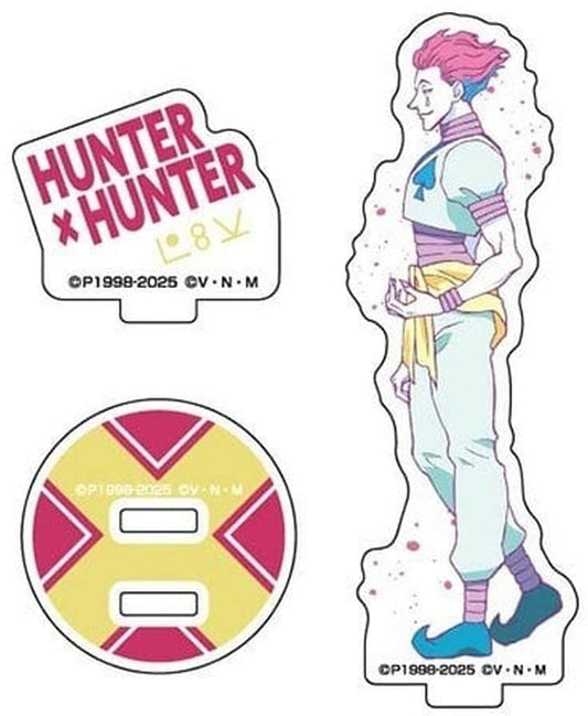 Hisoka Morow Acrylic Stand - HUNTER×HUNTER Acrylic Stand Collection Lite - Hase-Pro / Bandai - Approx. 80 x 28 x 3 mm - Pre-owned