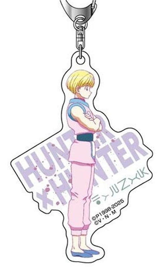 Shalnark Ryuseih Acrylic Keychain - Letter Collection HUNTER×HUNTER - Hase-Pro / Bandai - Approx. 82 x 58 x 3 mm, No. 9