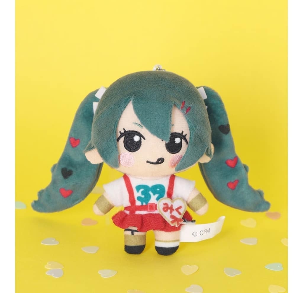Hatsune Miku Art by coalowl Plush Mascot ver.A - Alma Bianca 10cm Ball-Chain Key Mascot (Pre-owned)