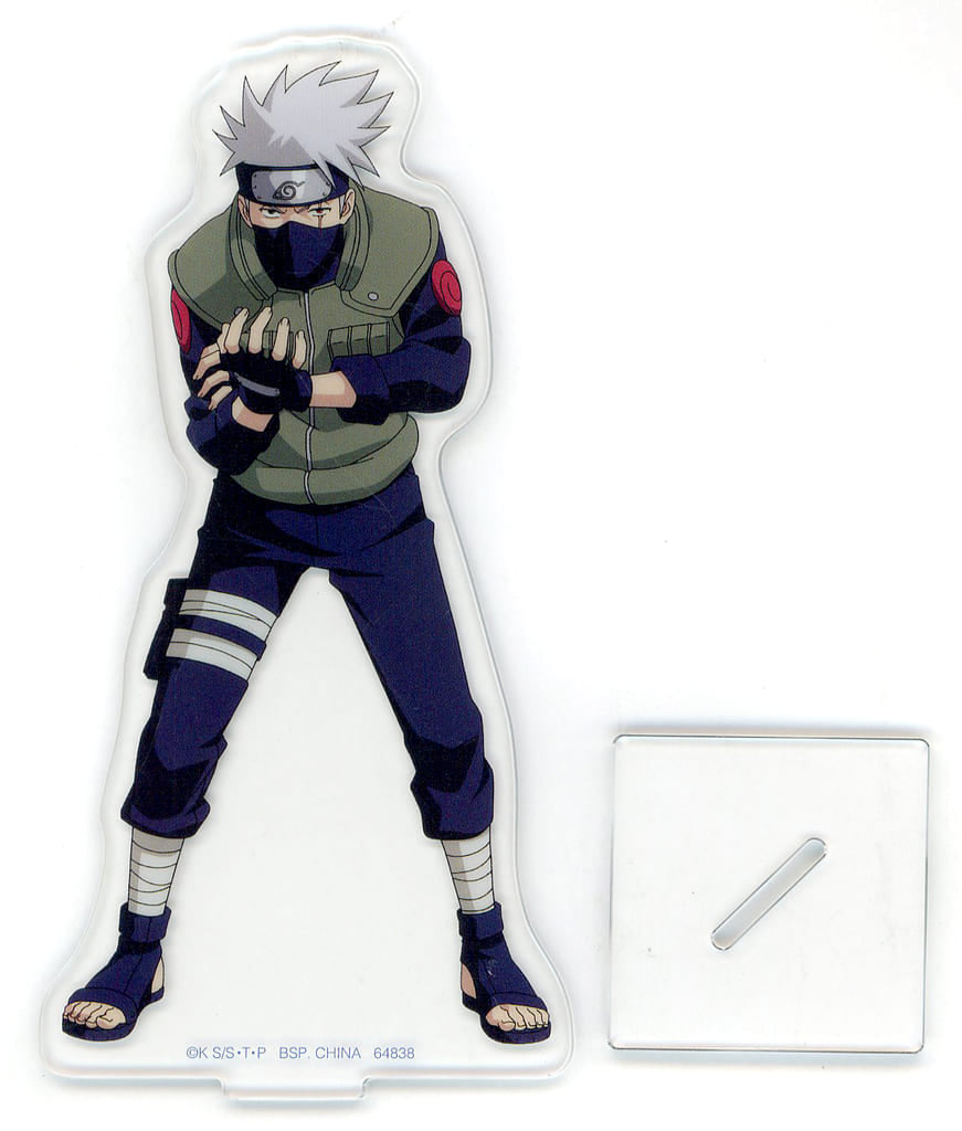 Kakashi Hatake Acrylic Collection Stand - Ichiban Kuji Naruto: Wave Country Arc G Prize (BANDAI SPIRITS) Approx. 9–15 cm - Pre-owned