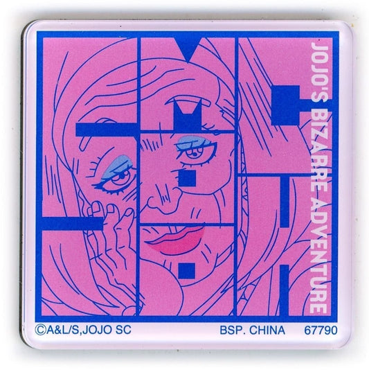 Mariah Acrylic Magnet - JoJo's Bizarre Adventure: Stardust Crusaders (I Prize, Ichiban Kuji) - Approx. 4 cm - Pre-owned - BANDAI SPIRITS