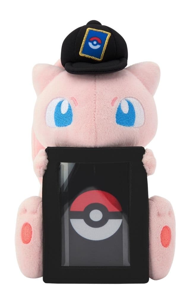 Mew Plush Card Stand - Pokémon Center Exclusive Plush Card Holder (Approx 21cm) - Official Pokémon Merchandise