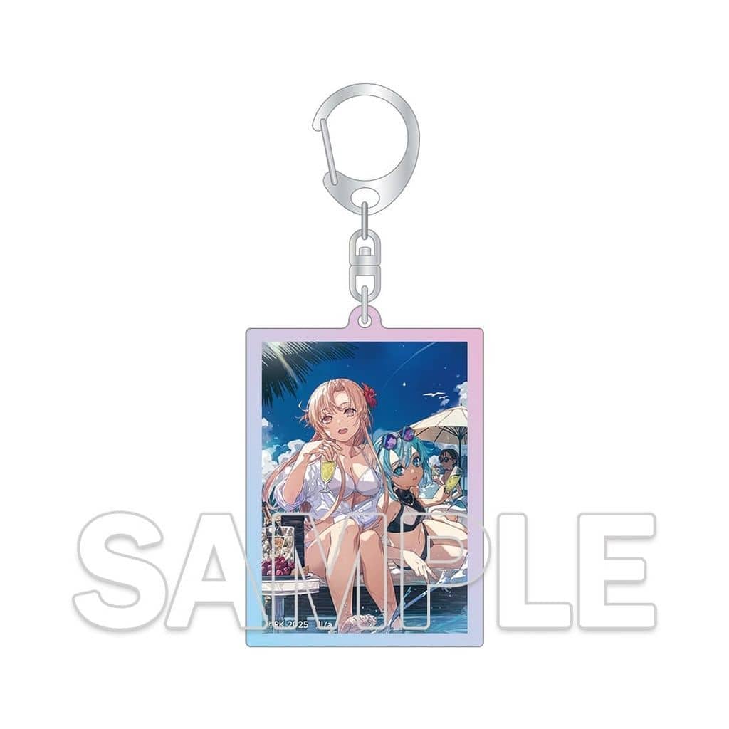 Asuna & Sinon Acrylic Keychain Ver.Summer2 Sword Art Online