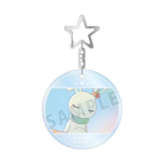 Momo Ani-Art Clear Label PVC Keychain - Cardcaptor Sakura: Clear Card Arc - ARMA BIANCA - Approx. 60 mm (Pre-owned)