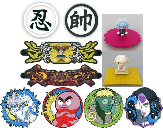 Hunter x Hunter Rubber Collection G Prize Complete 10-Item Set from Ichiban Kuji Chimera Ant 2 by BANDAI SPIRITS