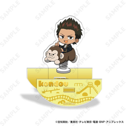 Isao Kondo Acrylic Stand (Yuratsun Vehicle Series) - Gintama - Approx. 115 x 100 mm - Pre-owned, No. 4