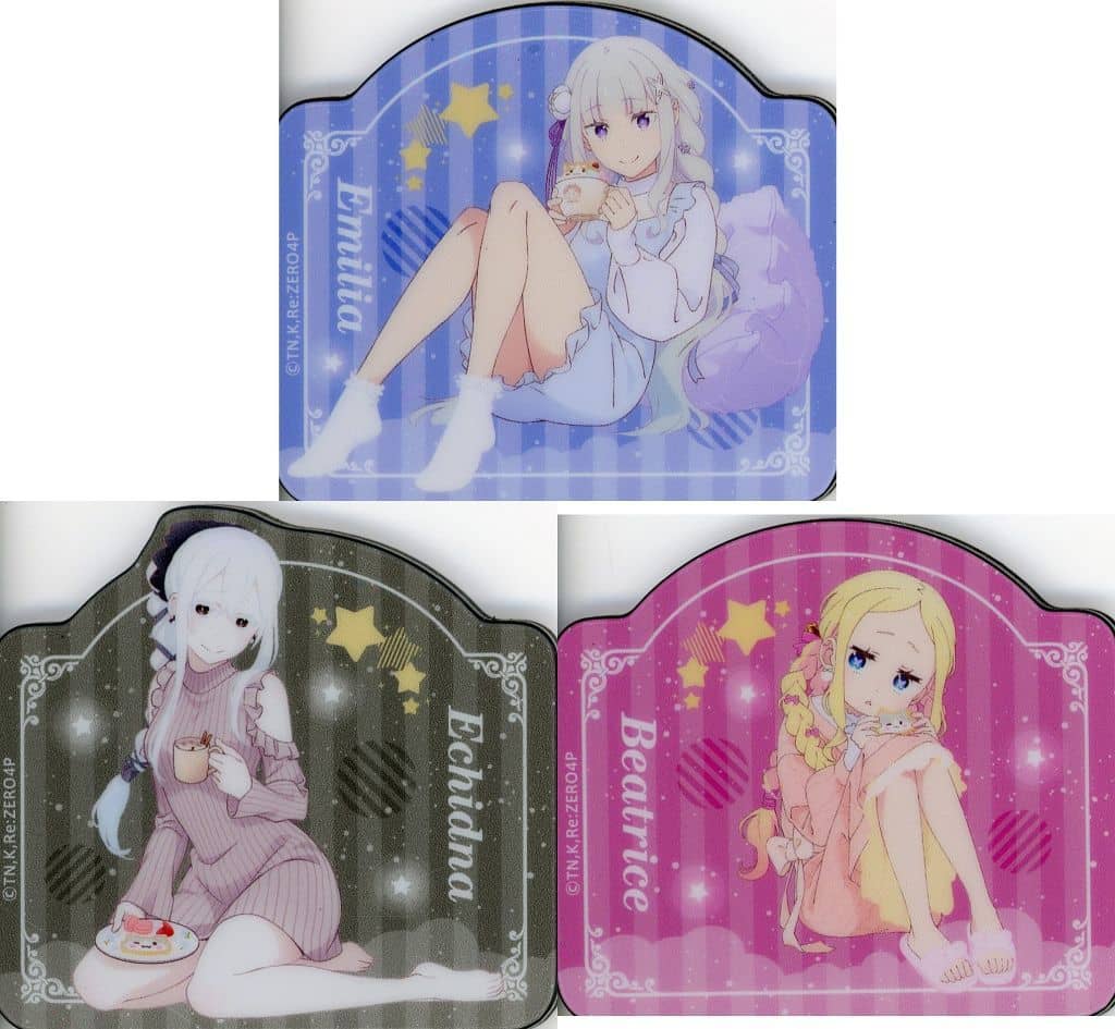 Emilia, Echidna & Beatrice Magnet Set - Re:Zero 2025