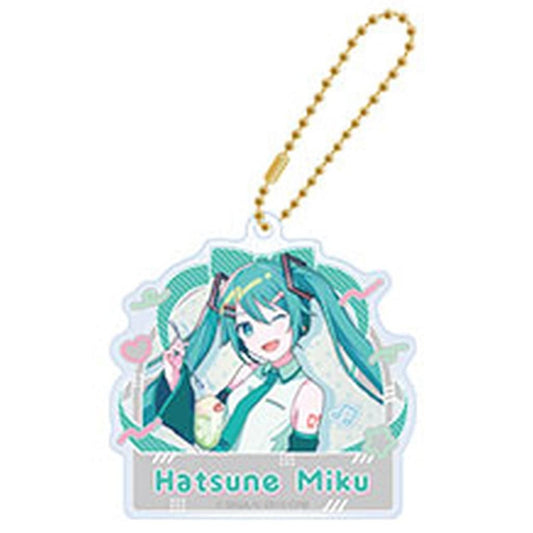 Hatsune Miku & Vivid BAD SQUAD Acrylic Keychain - Project SEKAI: Colorful Stage! feat. Hatsune Miku Anniversary/Birthday Illustration 2023-2024 A - SEGA - 65mm (Pre-owned)
