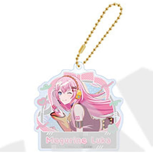 Megurine Luka Acrylic Keychain - Project SEKAI COLORFUL STAGE! Anniversary/Birthday Illustration 2023-2024 (Sega, Approx. 65 x 65 mm)