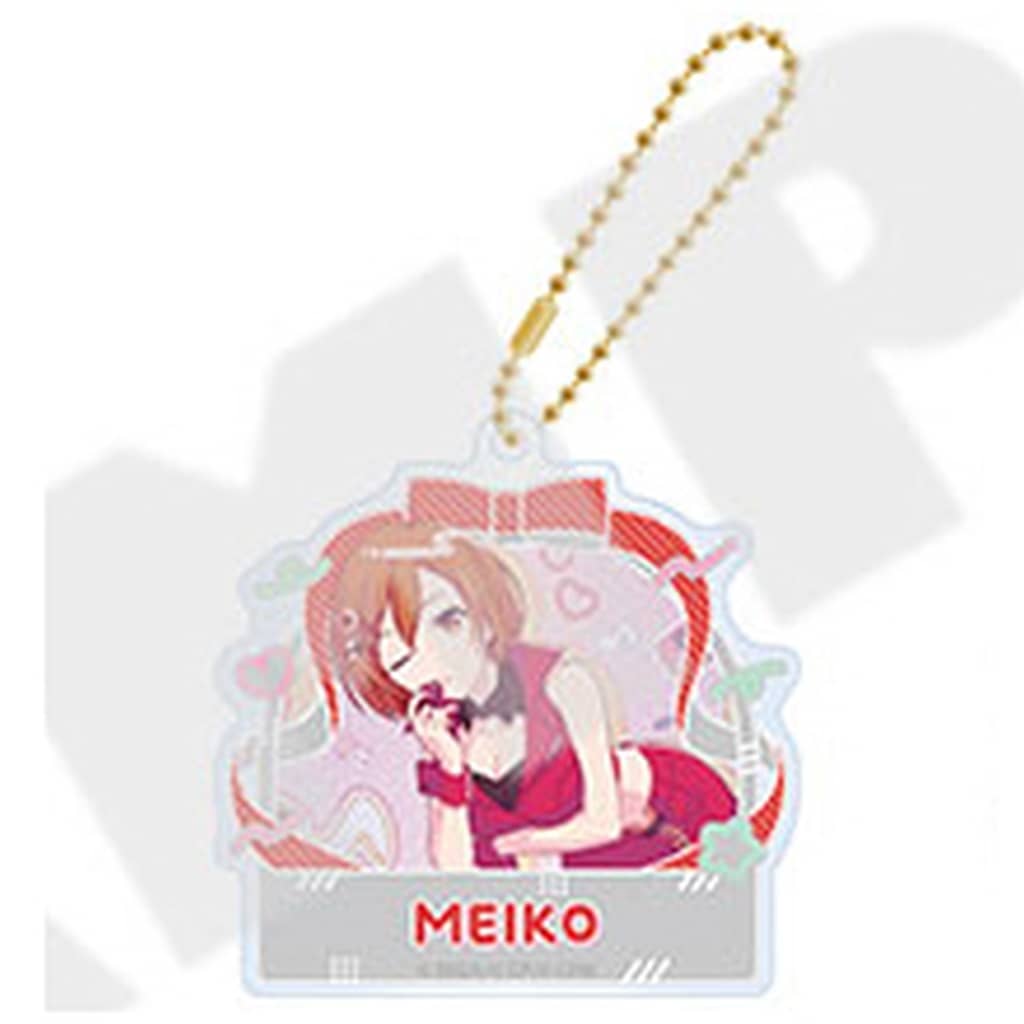 MEIKO Acrylic Keychain - Project SEKAI COLORFUL STAGE! feat. Hatsune Miku Anniversary/Birthday Illustration 2023-2024 - Approx. 65 x 65 mm - Sega (Pre-owned)