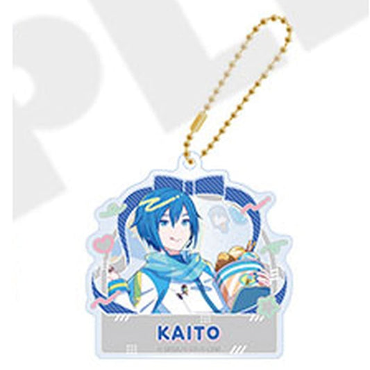 KAITO Acrylic Keychain - Project SEKAI COLORFUL STAGE! feat. Hatsune Miku Anniversary/Birthday Illustration 2023-2024 (Sega, Pre-owned, Approx. 65 x 65 mm)