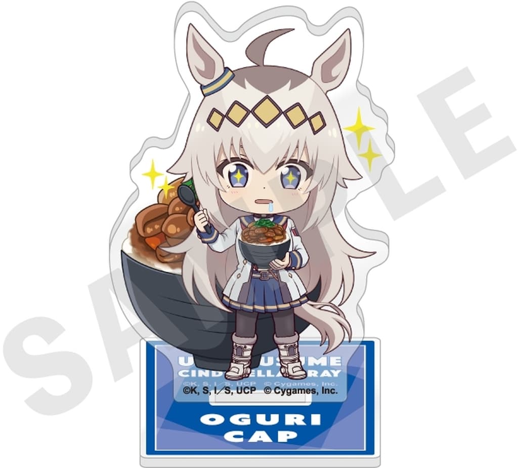 Oguri Cap Trading Mini Acrylic Stand - Umamusume: Cinderella Gray "Love it!" Series (coly) 70mm Mini Acrylic Figure