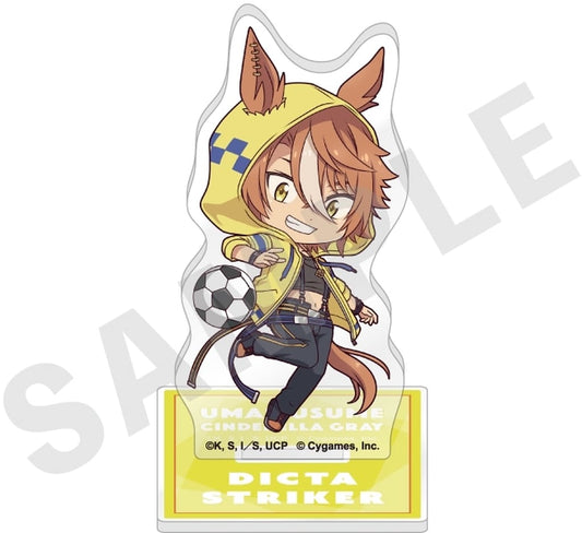 Dicta Striker Trading Mini Acrylic Stand - Umamusume: Cinderella Gray (coly, Used, ~70mm)