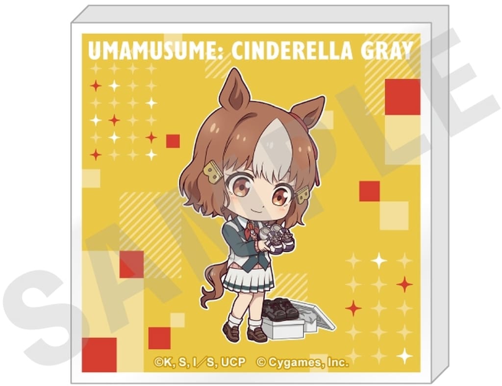 Berno Light Mini Trading Acrylic Block - Umamusume: Cinderella Gray (coly) 50mm Mini Acrylic Block Pre-owned