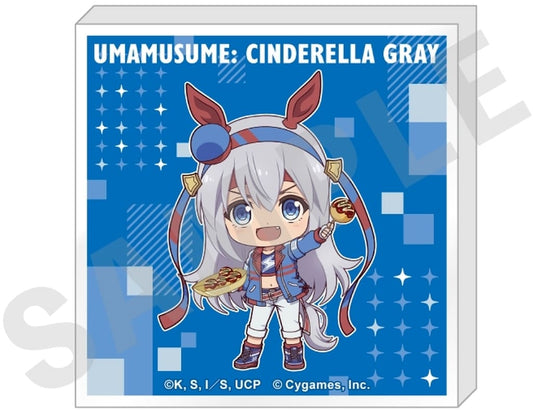 Tamamo Cross Trading Mini Acrylic Block - Umamusume: Cinderella Gray (coly) Pre-owned 50×50×8mm