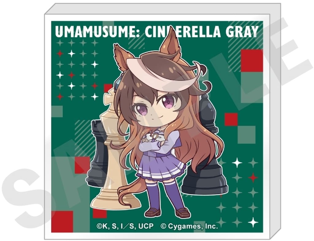 Symboli Rudolf Mini Acrylic Block - Umamusume: Cinderella Gray Love it! Series Trading Mini Acrylic Block (coly) 50mm Pre-owned