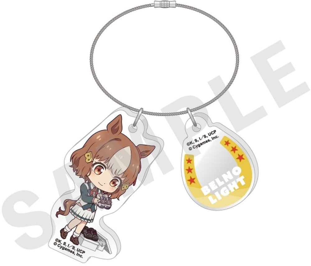 Love-it! Series Wire Acrylic Keyholder - Umamusume: Cinderella Gray (coly) - Approx 65mm Character Part, Pre-owned
