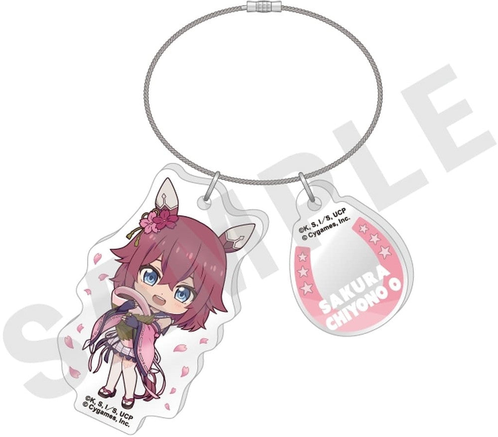 Sakura Chiyono O Wire Acrylic Keychain (Love it! Series) - Umamusume: Cinderella Gray - coly - Pre-owned