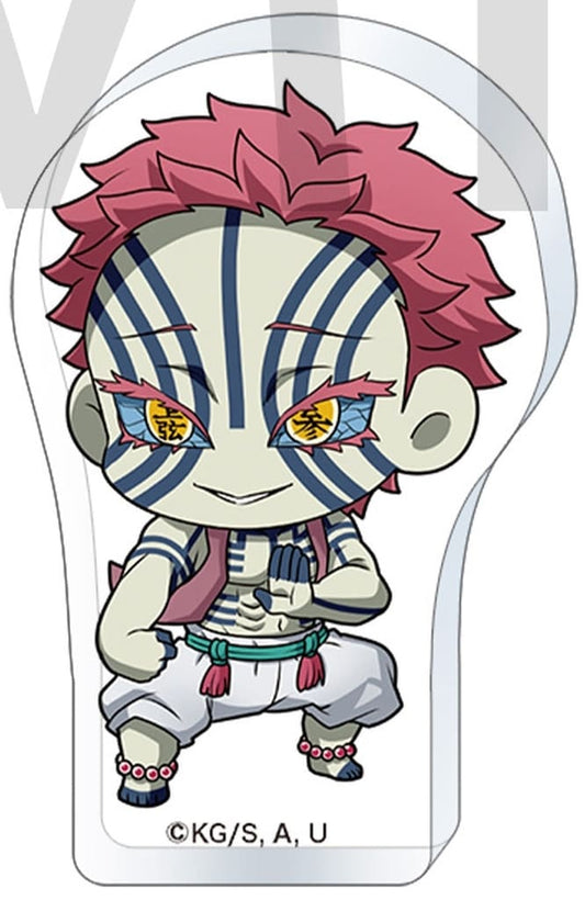 Akaza Acrylic Figure Stand - Demon Slayer: Kimetsu no Yaiba ViVimus Korotto Acrylic Figure Collection (Approx. 5.2 cm) Movic