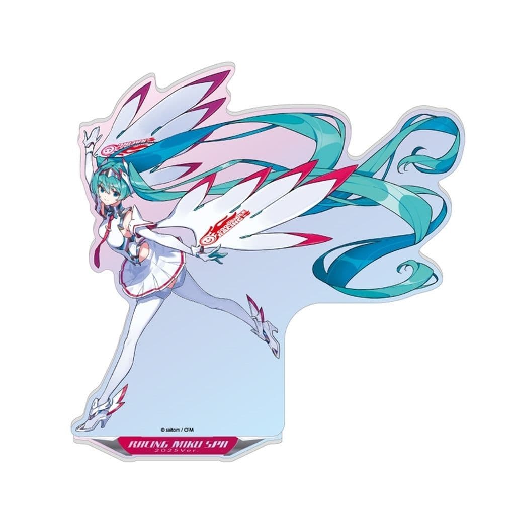 Hatsune Miku Racing Ver. SPA 2025 Support Ver. Aurora Acrylic Stand Vol.2 — Hatsune Miku GT Project (Caravan, Acrylic, H163×W170mm)