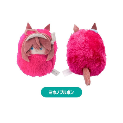 Mihono Bourbon Plush Keychain - Umamusume Pretty Derby Kurumitapi Nuigurumi Vol.2 (Tapioca, Pre-owned, ~7.5×6.5×6.0cm)