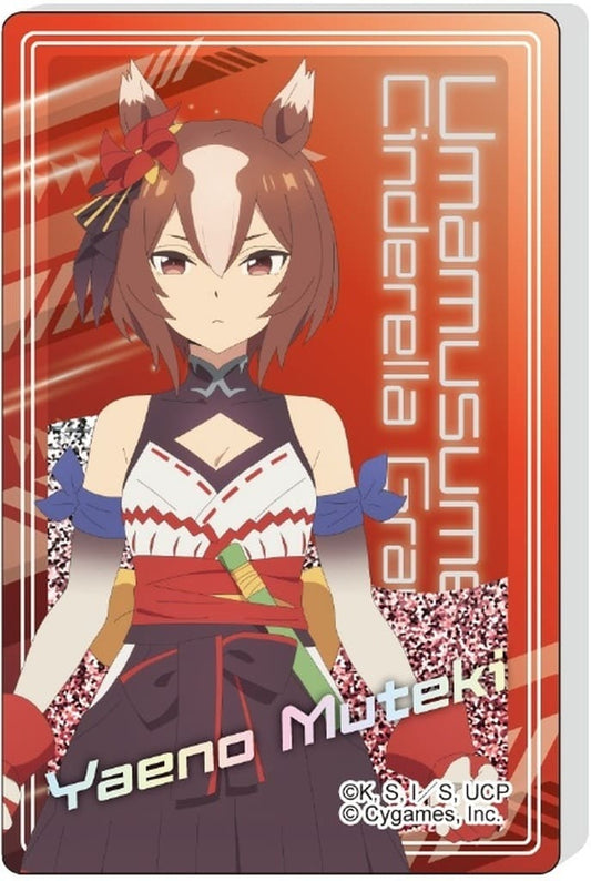 Yaeno Muteki Glitter Acrylic Block - Umamusume: Cinderella Gray - Tapioca Brand - H85×W55×D10mm (Pre-owned)
