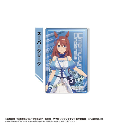 Super Creek Glitter Acrylic Block - Umamusume: Cinderella Gray (Acrylic Block 85×55×10 mm, Tapioca, Pre-owned)