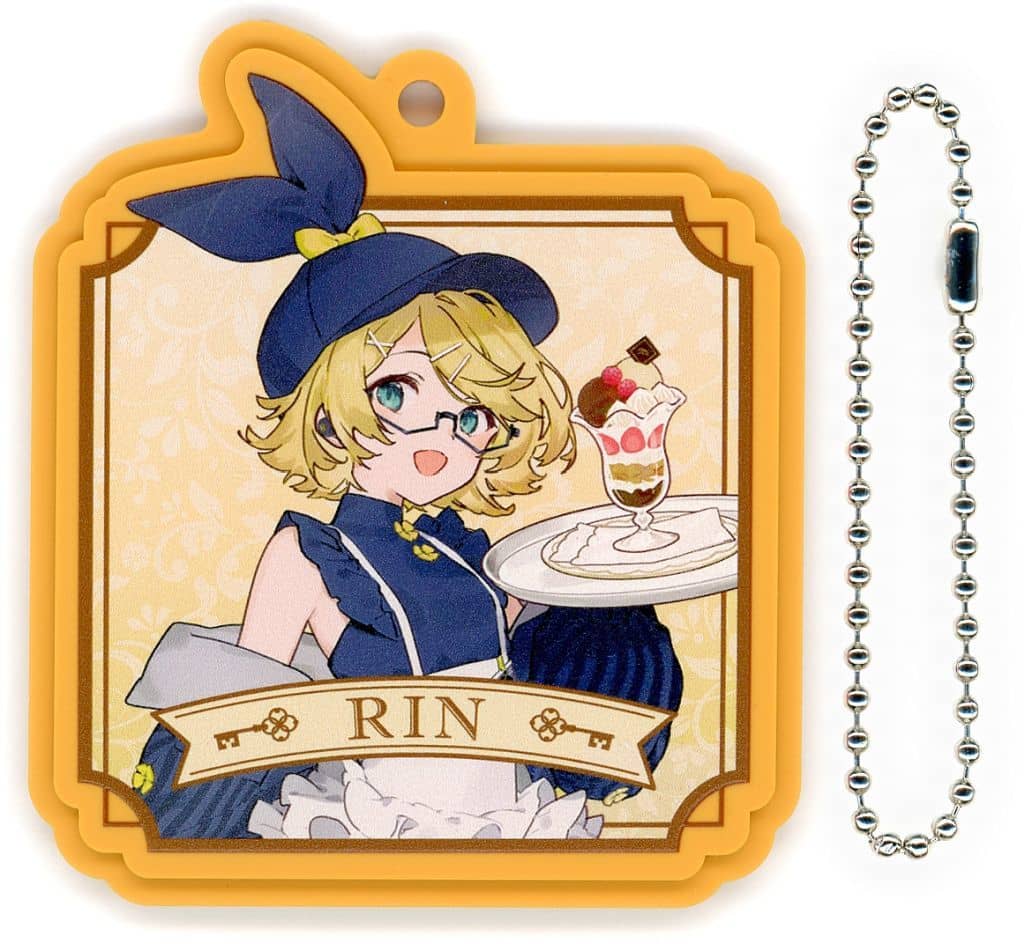 Kagamine Rin Rubber Charm - Hatsune Miku 2025 Autumn G Prize (Good Smile Company) Pre-owned Approx. 6 cm