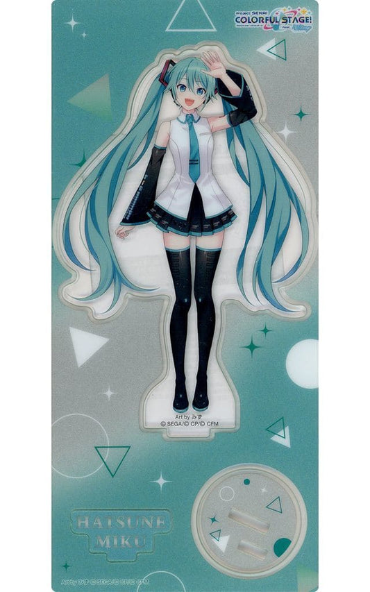 Hatsune Miku Acrylic Stand - Project SEKAI: COLORFUL STAGE! feat. Hatsune Miku (Movic) Approx 20×9 cm — Used