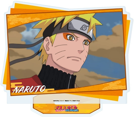 Naruto Uzumaki Acrylic Stand (Scene Photo) - Naruto Shippuden - A3 Maker - Height Approx. 150 mm (Pre-owned), No. 57