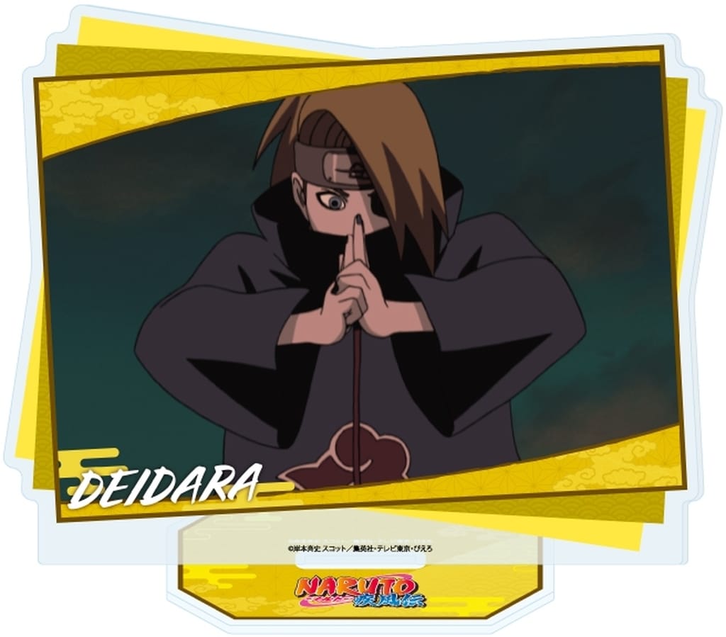 Deidara Acrylic Stand - Naruto Shippuden - Die-cut Acrylic Character Stand (Height Approx. 150 mm, Maker A3) - Pre-owned, No. 63