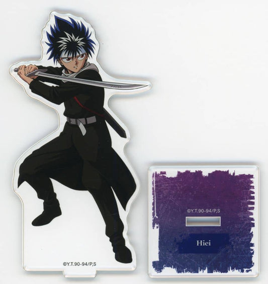 Hiei Acrylic Stand - Yu Yu Hakusho WEB Kuji Vol.13 "TWO SHOTS" C-3 Prize (Di-Techno) Approx. 150 mm - Pre-owned