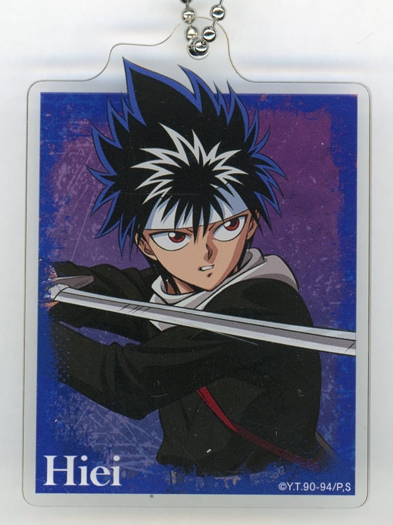 Hiei Acrylic Keychain D-3 Prize - Yu Yu Hakusho WEB Kuji Vol.13 "TWO SHOTS" (Approx. 70 mm) Di-Techno