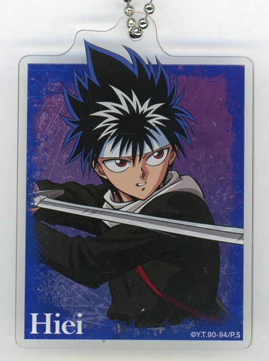 Hiei Acrylic Keychain D-3 Prize - Yu Yu Hakusho WEB Kuji Vol.13 "TWO SHOTS" (Approx. 70 mm) Di-Techno