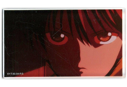 Kurama Acrylic Block Stand - Yu Yu Hakusho WEB Kuji Vol.13 TWO SHOTS D-5 Prize (Approx. 40 mm, Di-Techno)