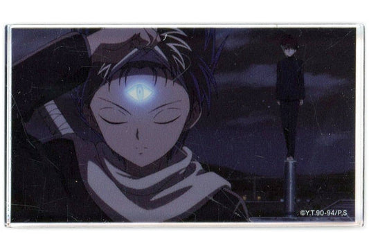 Hiei Acrylic Block - Yu Yu Hakusho WEB Kuji 13 "TWO SHOTS" D-7 Prize (Approx. 40 mm, Di-Techno)