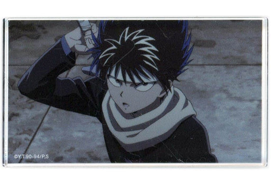 Hiei Acrylic Block Collection (Back of Sword) - Yu Yu Hakusho WEB Kuji Vol.13 TWO SHOTS D-8 Prize (Approx. 40 mm, Pre-owned)