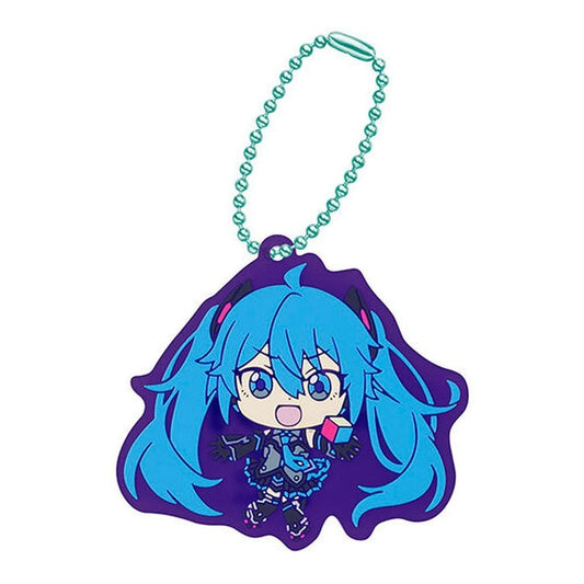 Hatsune Miku (Magical Mirai 2014 ver.) Rubber Mascot Keychain B Prize - Bandai - Approx. 6cm (Pre-owned)