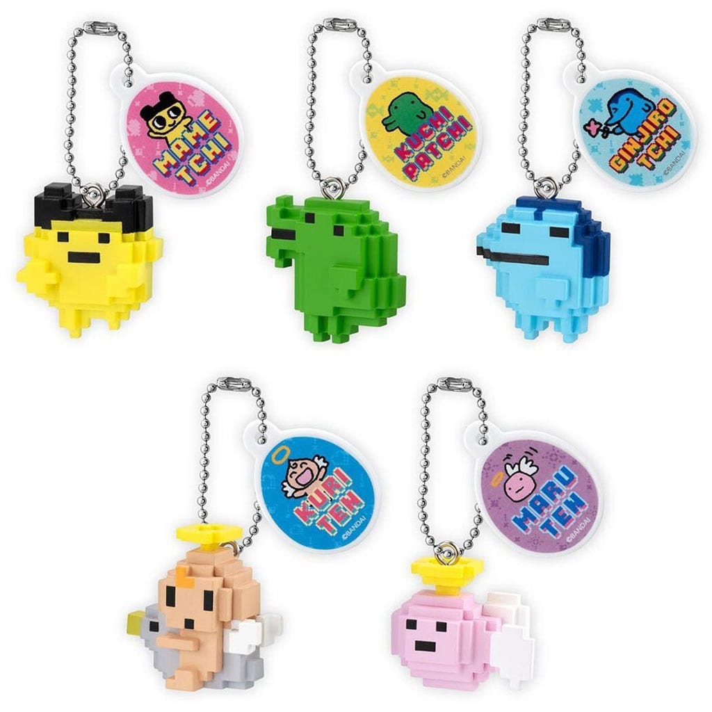 Tamagotchi Dot Figure Charm Complete Set of 5